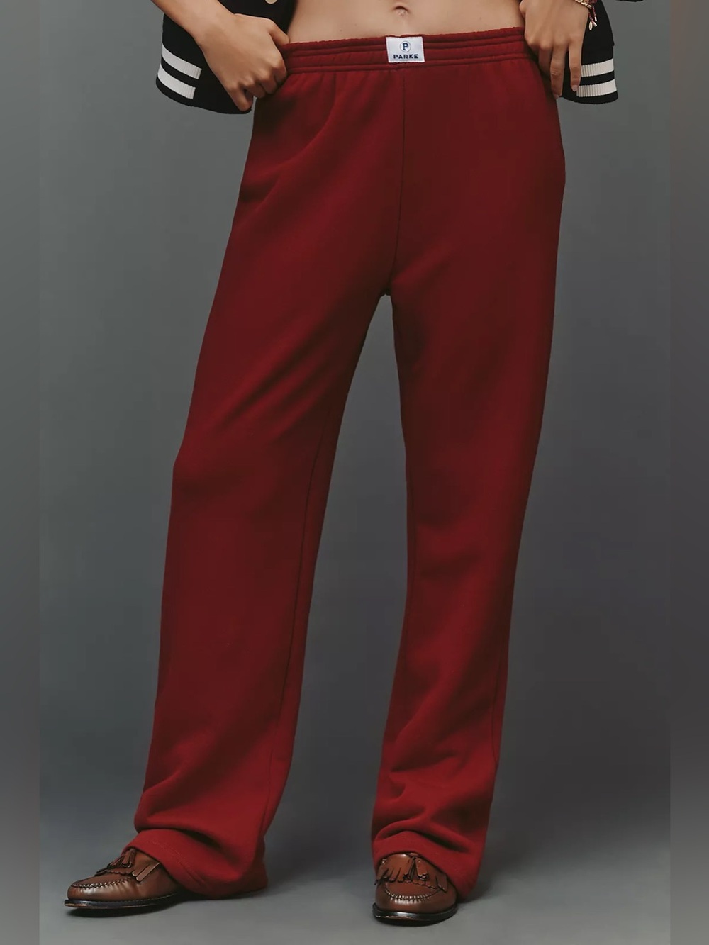 NWT PARKE Boxer Sweatpants- Maroon/ Size Small